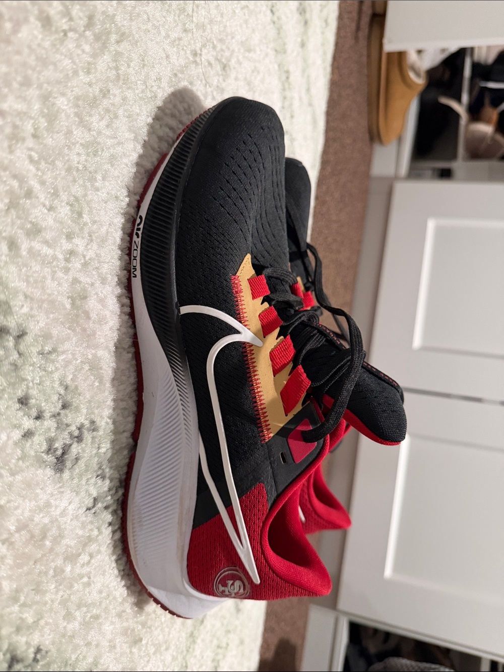 Nike Black, Red & Gold San Francisco 49ers Running Shoes